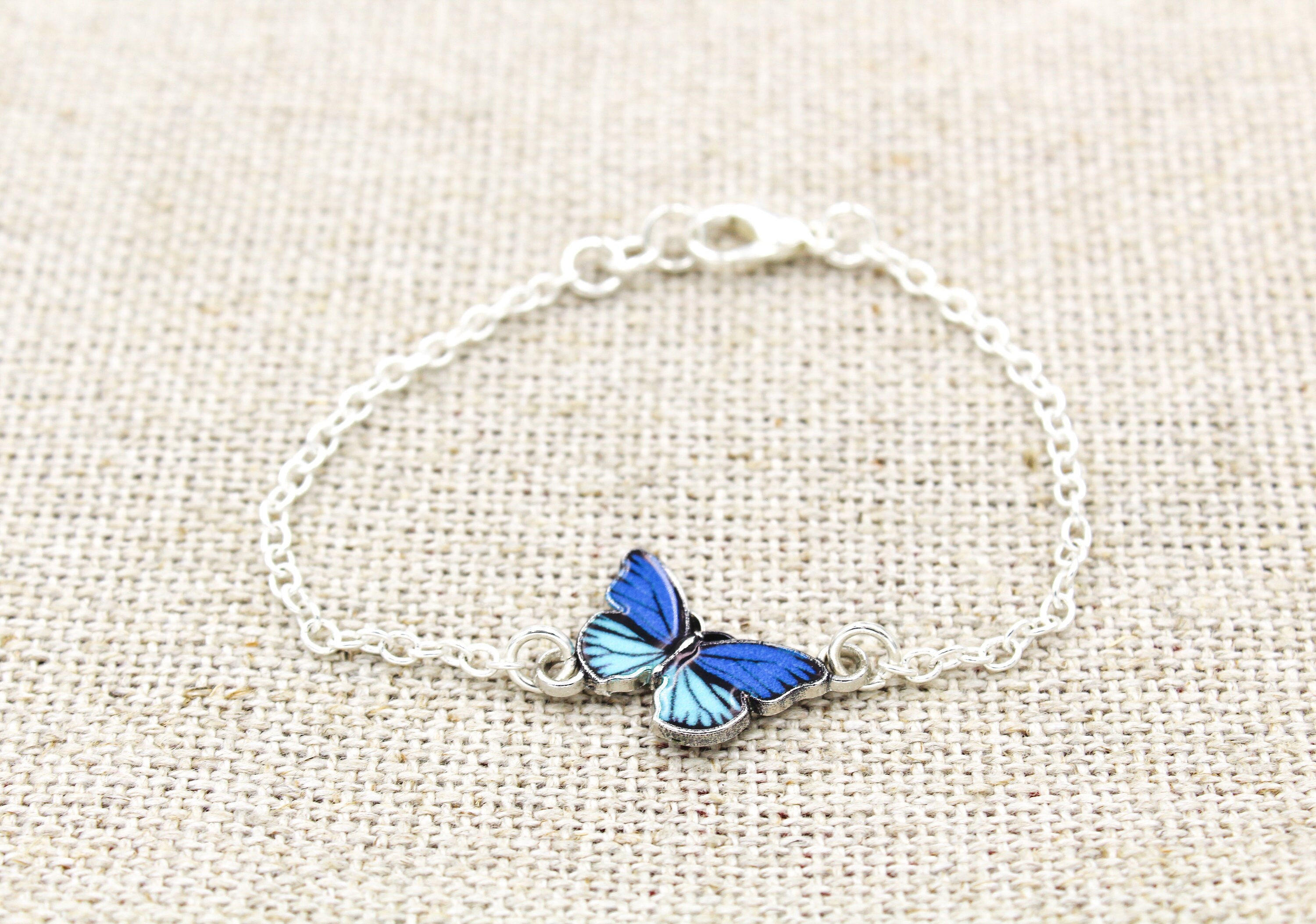 Turquoise butterfly bracelet deals