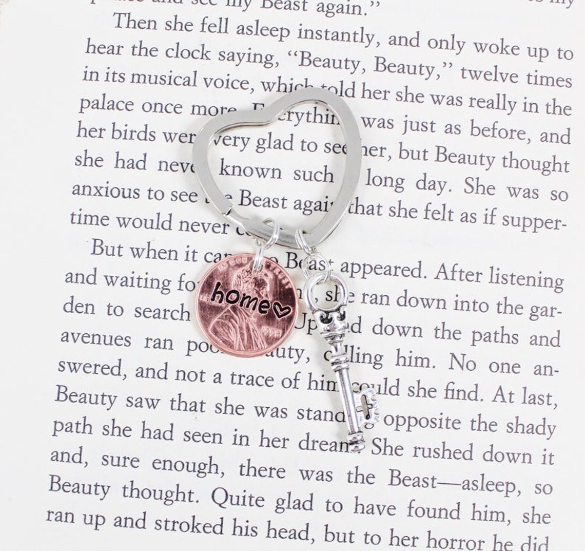 New Home Keychain Key Keychain Housewarming Gift New Home Etsy