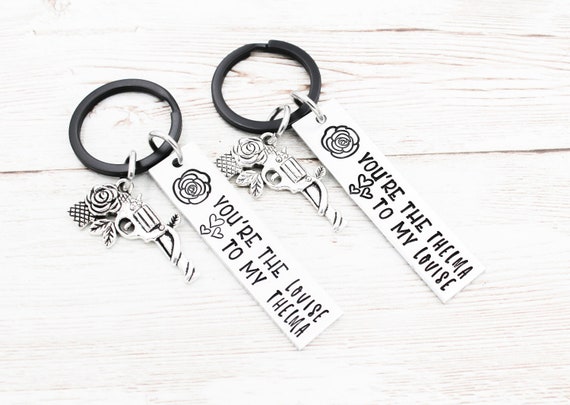 Thelma and Louise Keychains Available as a Set or a Single 