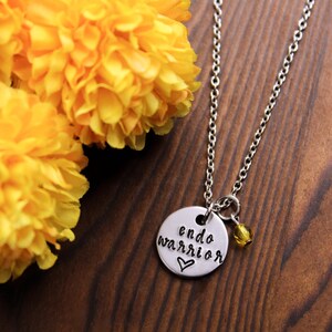 Endo Warrior Necklace, Endometriosis Necklace, Endometriosis Awareness Jewelry, Endo Gift, Infertility Jewelry, Endo Sisters Gift, For Her image 7