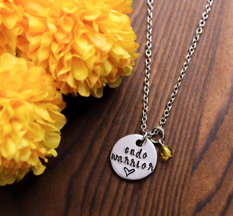 Endo Warrior Necklace, Endometriosis Necklace, Endometriosis Awareness Jewelry, Endo Gift, Infertility Jewelry, Endo Sisters Gift, For Her image 7