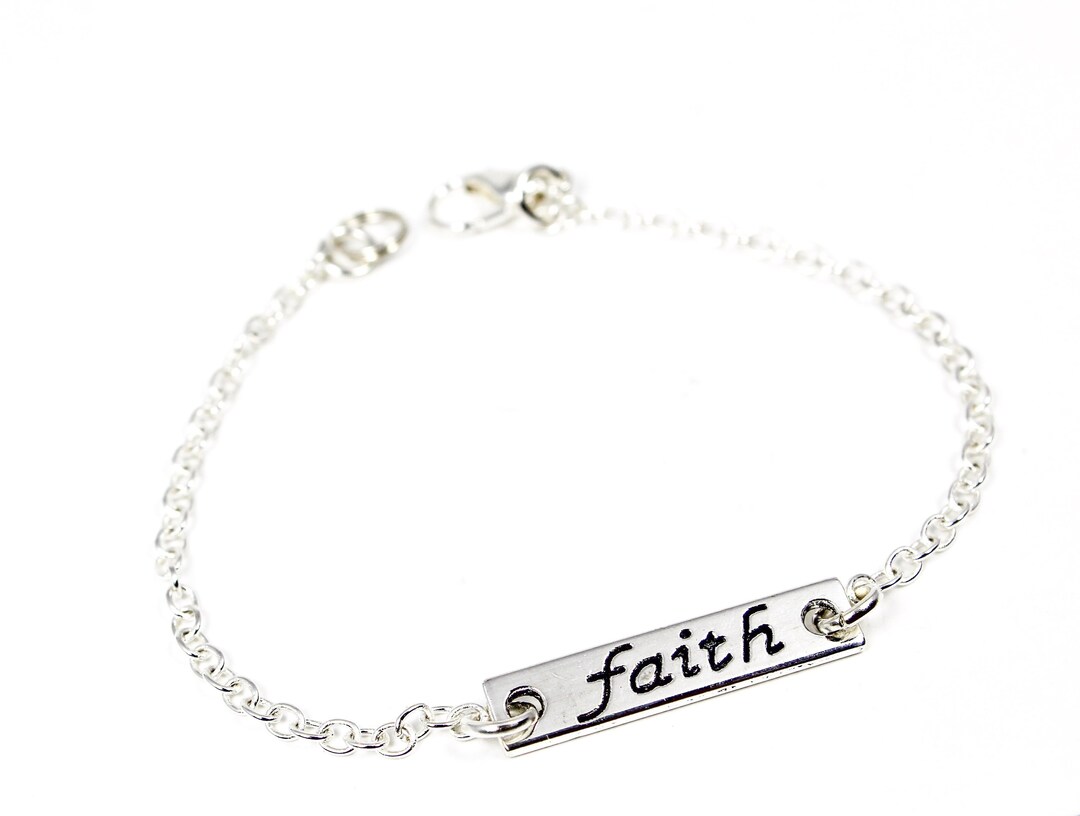Faith Bracelet Inspiring Jewelry Religious Bracelets Etsy