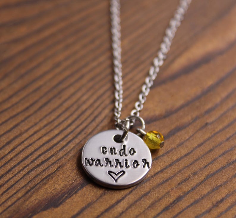 Endo Warrior Necklace, Endometriosis Necklace, Endometriosis Awareness Jewelry, Endo Gift, Infertility Jewelry, Endo Sisters Gift, For Her image 10