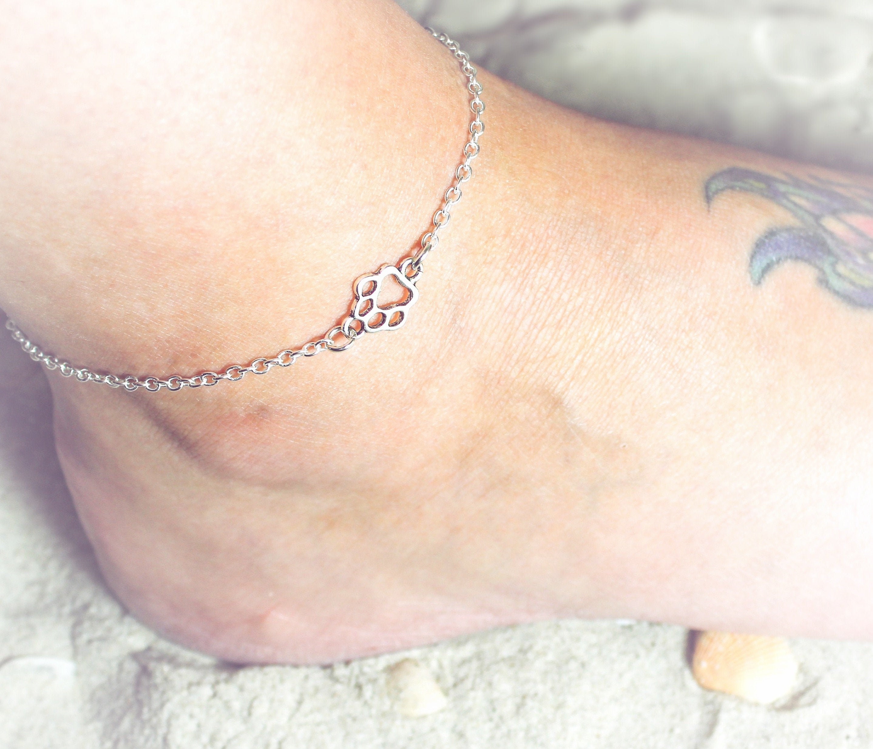 Dog paw anklet online