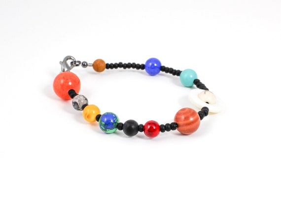 etsy solar system bracelet