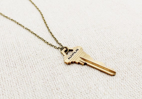 Custom key hotsell necklace