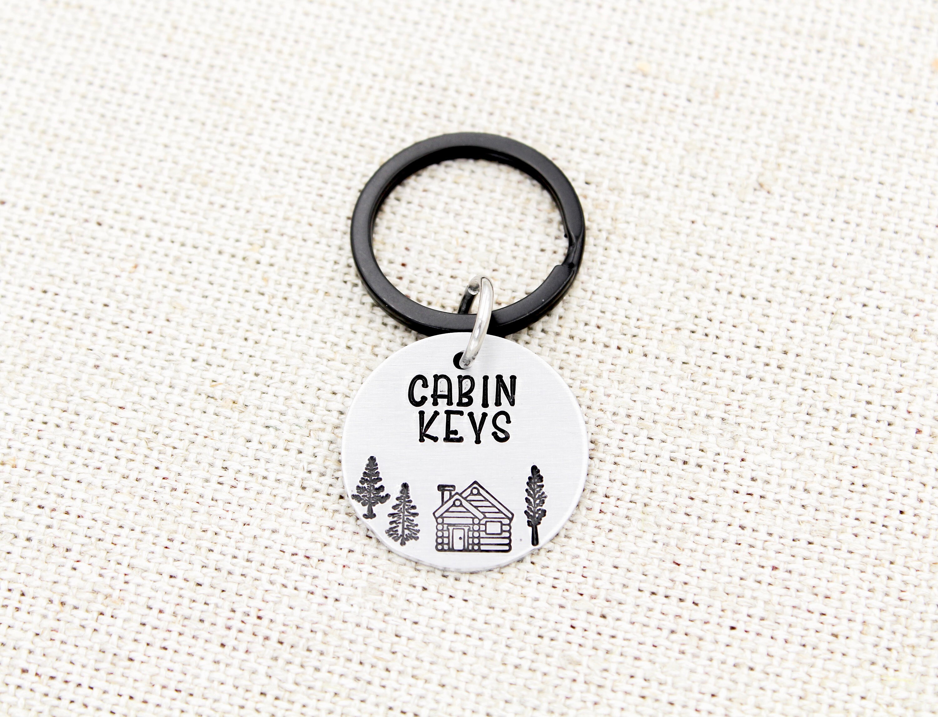 Cabin Keys Keychain, Cabin Keyring, Cabin Rental Key Chain, Mountain ...