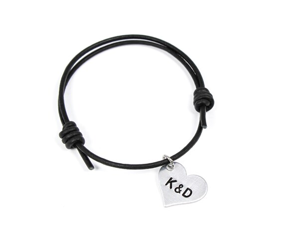 boyfriend girlfriend initial bracelets
