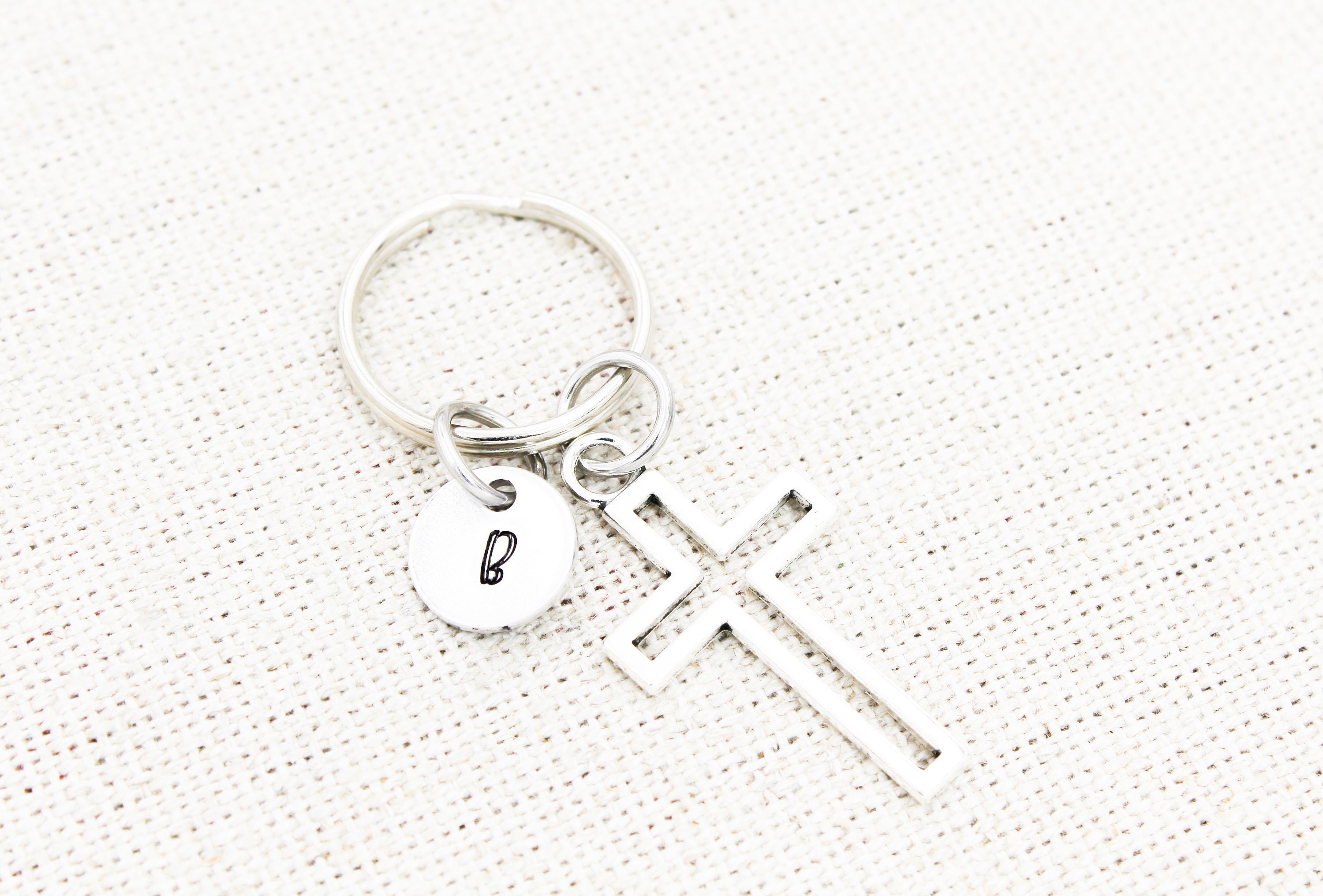 24 Pack Christian Cross Keychains, Bulk Religious Key Holders for First Communion, Easter