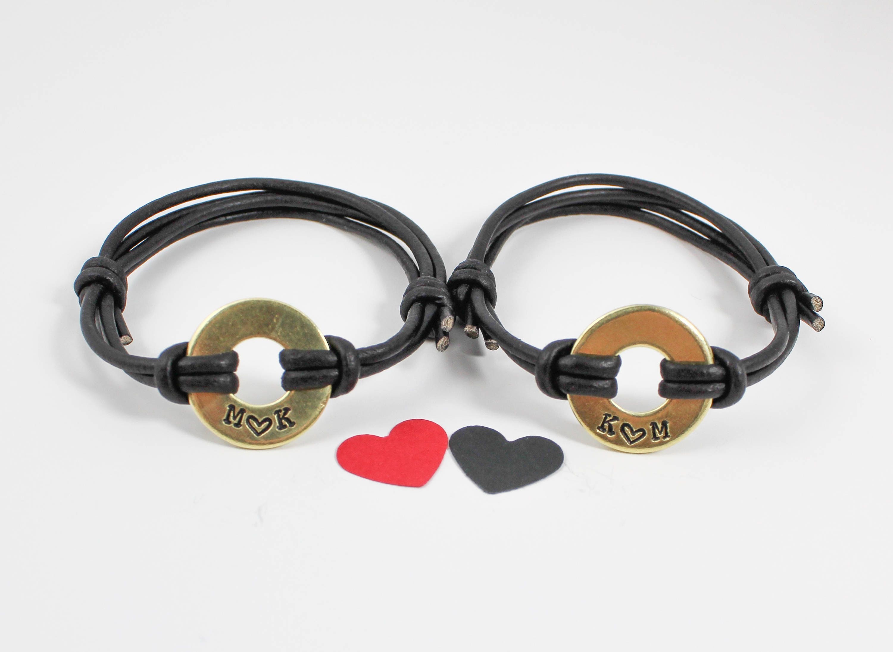 Matching Bracelets Couples Bracelet Set Anniversary Gift Etsy