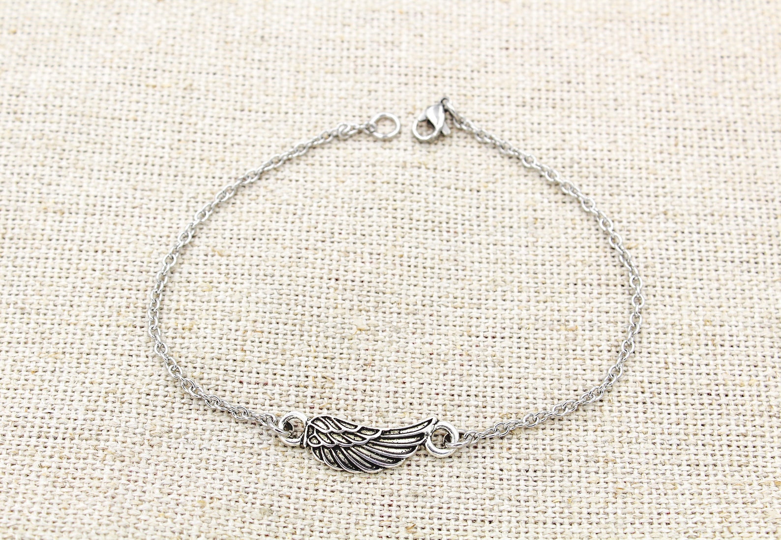 Angel Wing Anklet Angel Ankle Bracelet Angel Wing Jewelry Etsy
