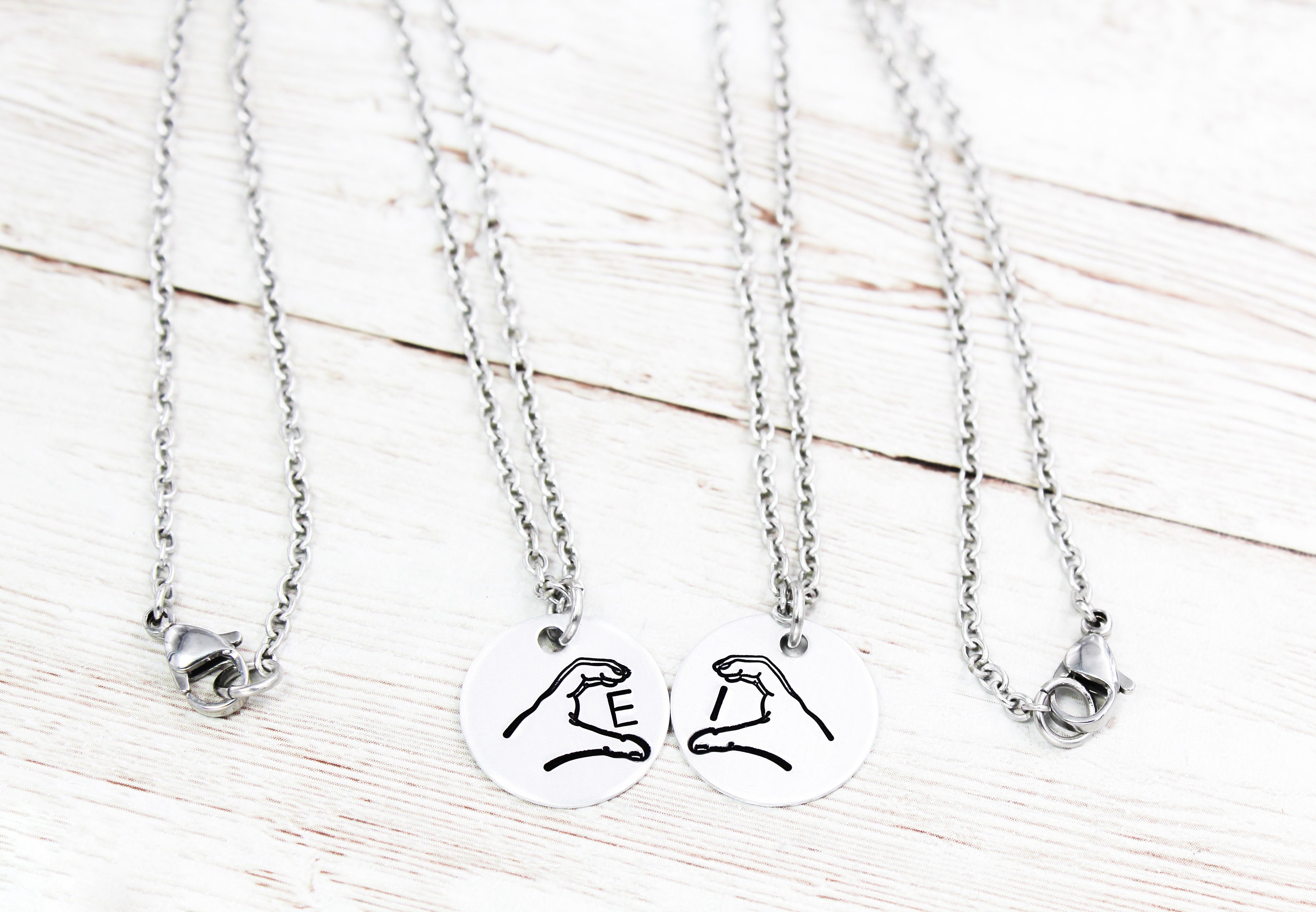 Matching Couples Necklace Friendship 