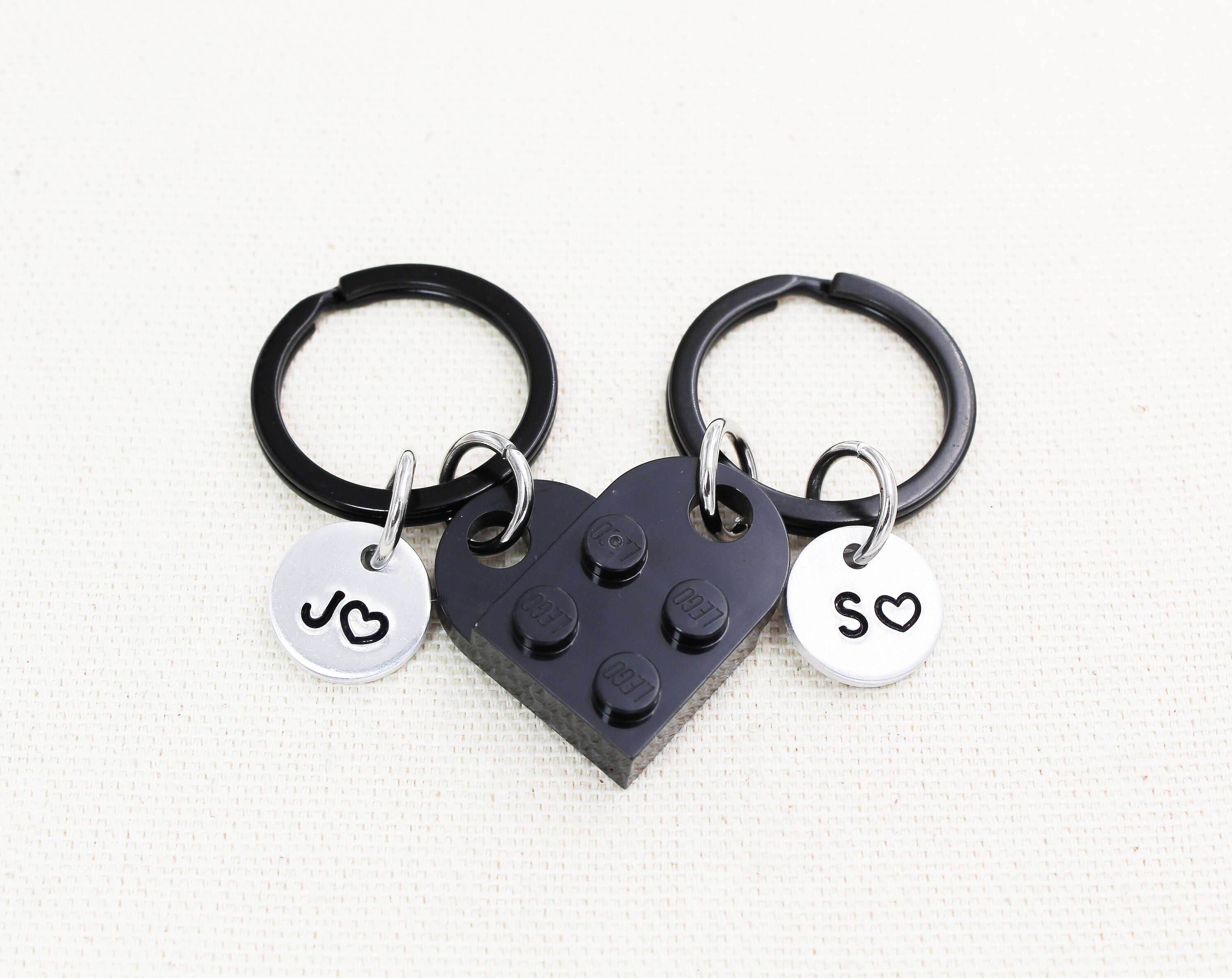 Portachiavi elegante in pelle sintetica a forma di cuore borsa portachiavi porta