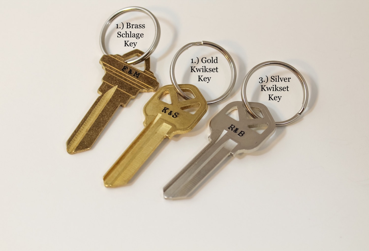 Personalized Key Keychain, Custom Key Blanks, 1st Time Home Buyer Gifts ...