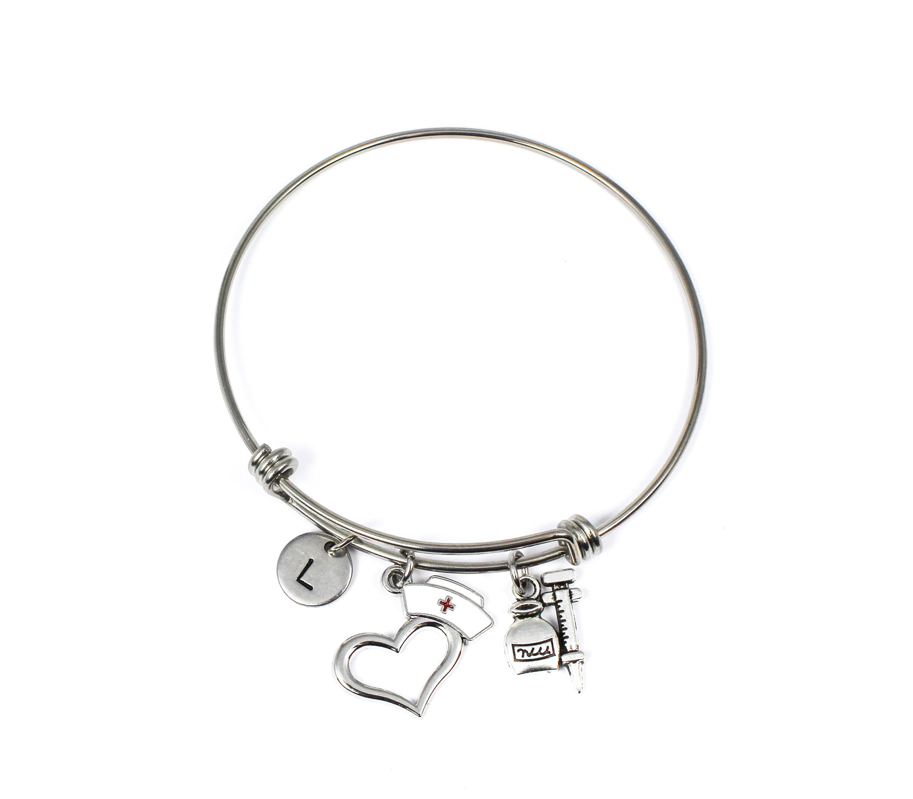 Cunno 12 Braccialetti Per Infermiere In Pietra Naturale Rosa, Con Biglietti Di Apprezzamento, Regalo Per Lauree E Settimana Degli Infermieri