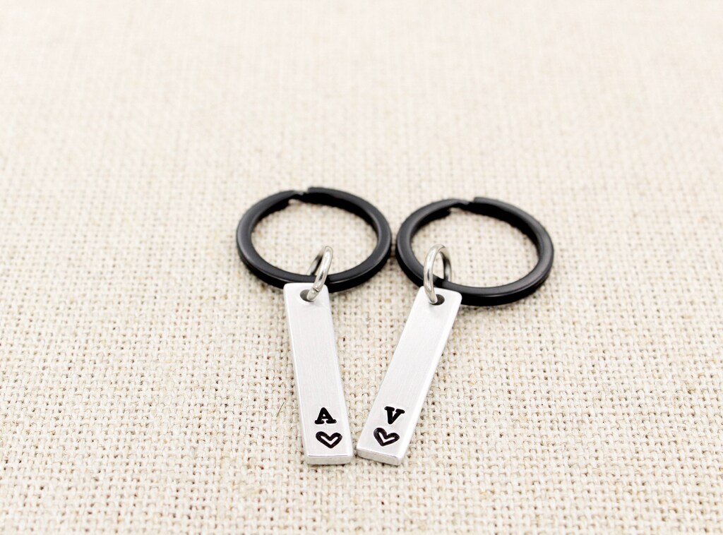 Portachiavi Per 40° Anniversario Di Matrimonio – Regalo Per Coppia Con Mr. Right E Mrs. Always Right In Acciaio Inossidabile