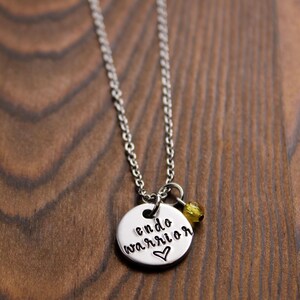 Endo Warrior Necklace, Endometriosis Necklace, Endometriosis Awareness Jewelry, Endo Gift, Infertility Jewelry, Endo Sisters Gift, For Her image 9