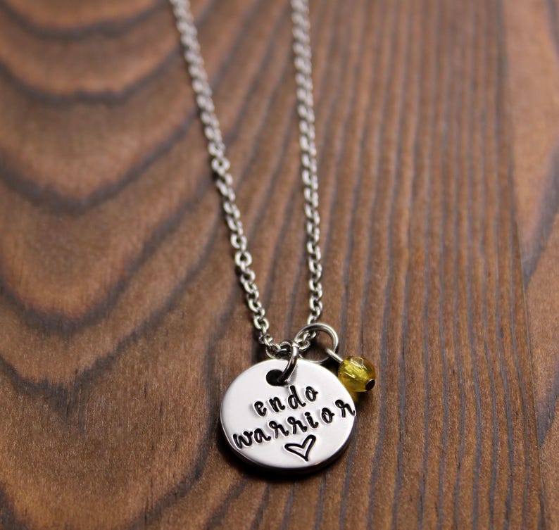 Endo Warrior Necklace, Endometriosis Necklace, Endometriosis Awareness Jewelry, Endo Gift, Infertility Jewelry, Endo Sisters Gift, For Her image 9