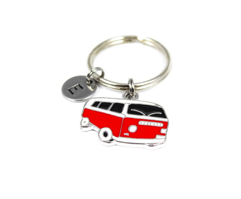 Camper Keychain Hippie Van Keyring Camper Bus Surfer Etsy Canada