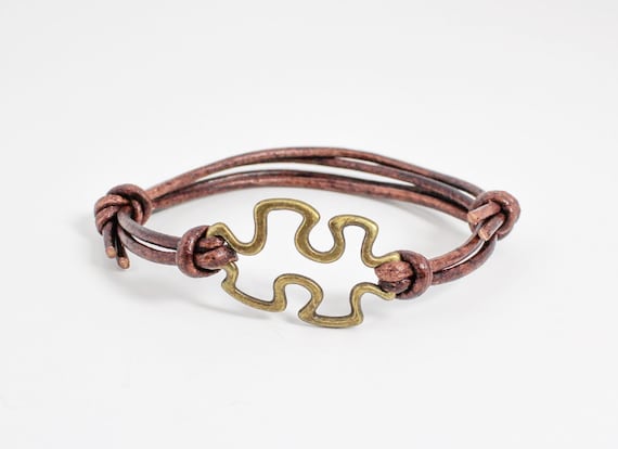 Puzzle Piece Bracelet, Autism Awareness Bracelet, Autism Bracelet, Autism Jewelry, Couples Bracelet, Best Friends Gift, Friendship Bracelet