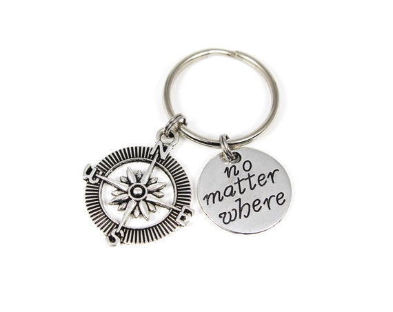compass keychain