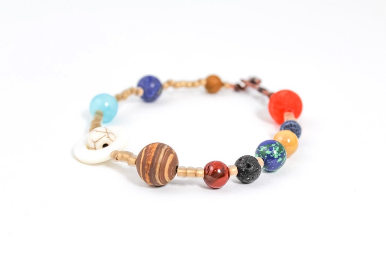 etsy solar system bracelet