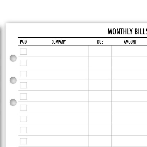 Spending Record Printable Spending Tracker Expense Log | Etsy