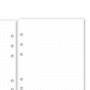 Compact Binder Inserts - 50 Sheets - Dot Grid & Lined - Appointed Lined