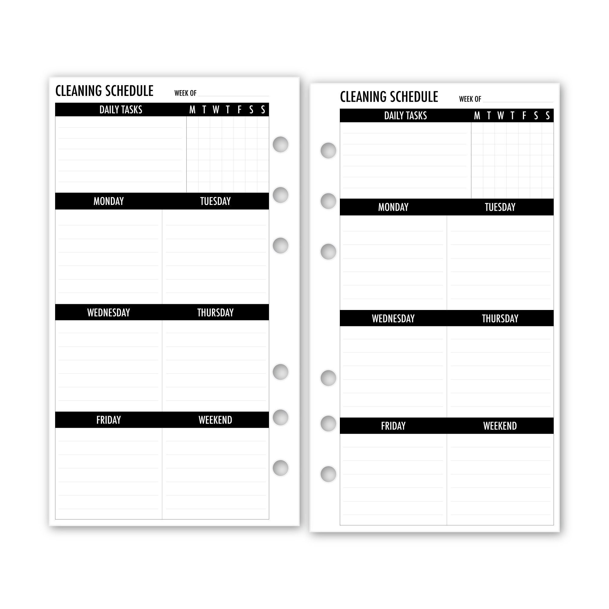  Personal Gift List Planner Insert Refill, 3.74 x 6.73 inches,  Pre-Punched for 6-Rings to Fit Filofax, LV MM, Kikki K, Moterm and Other  Binders, 30 Sheets Per Pack : Handmade Products
