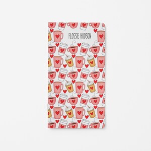 Standard Month on 2 Pages Calendar Traveler&#39;s Notebook Refill, Fits Covers that hold 4.33″ w by 8.25″ h, Monthly Layout - Cup of Love
