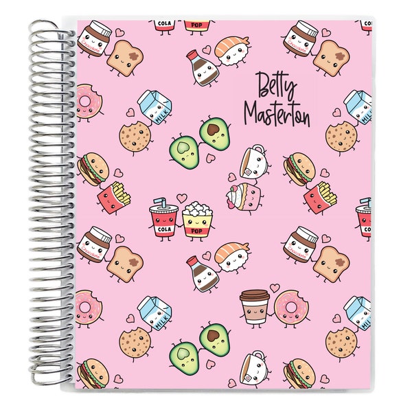 Monthly Spiral Bound Planner, 7" x 9" size, Choose from Dot Grid, Graph or Lined Note Pages, MONTHLY ONLY - Perfect Pair