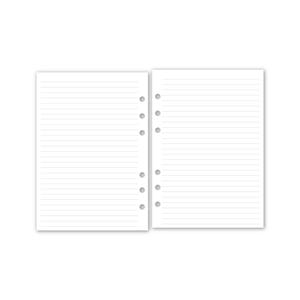 A5 Lined Paper Refill, 5.83 x 8.27, Wide or College Ruled, Classic Note Taking, Affirmation Journaling, Everyday Writing, Loose Leaf Paper