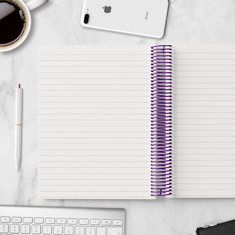 2022 2023 Monthly Spiral Bound Planner 7 X 9 Etsy