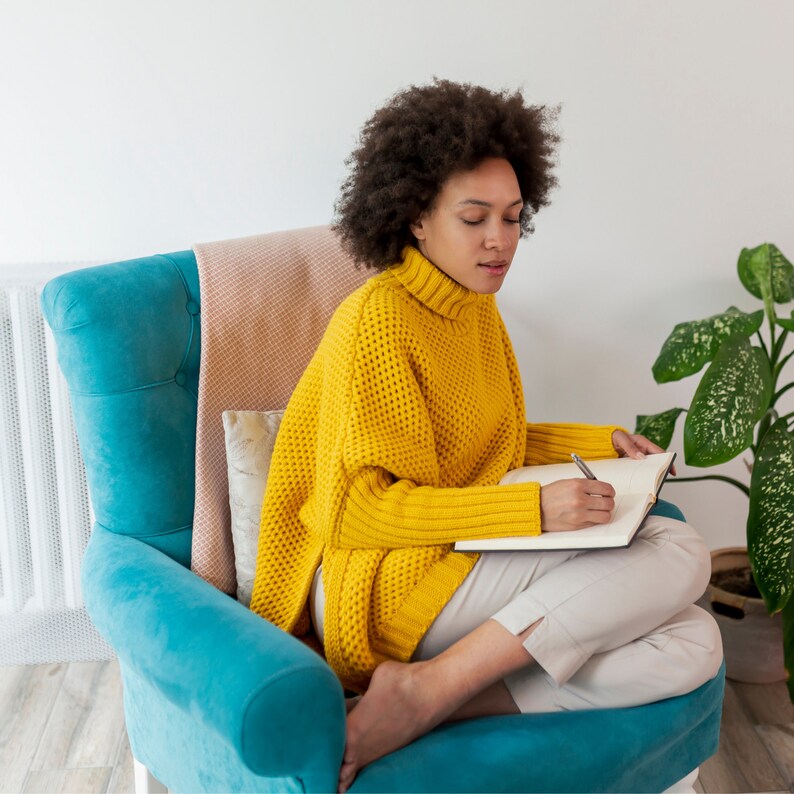 Personalized Half Size Notepad, Stationery for Women and Girls 50