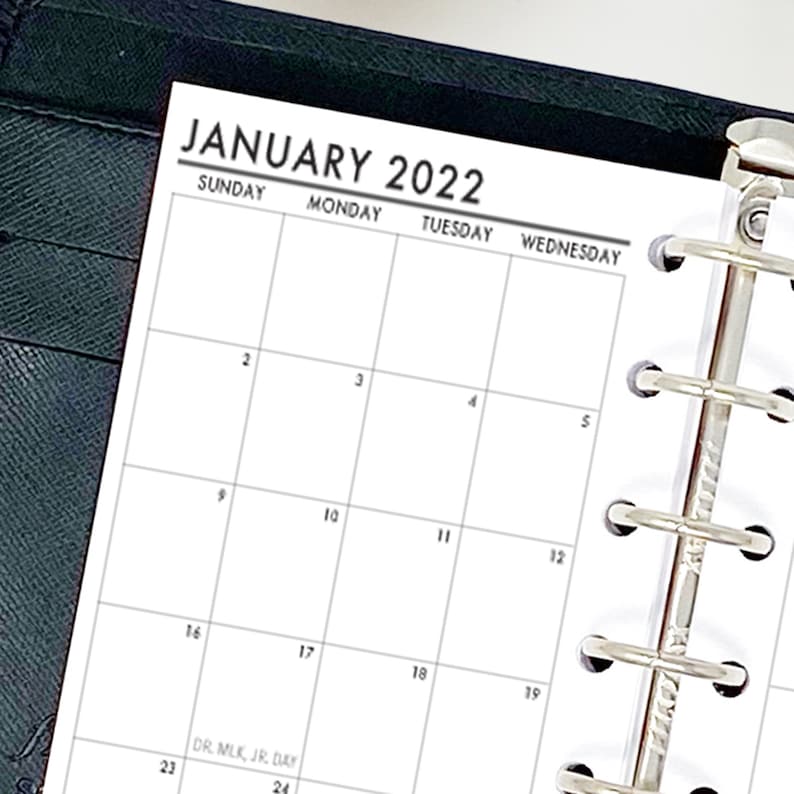 Lv Agenda Pm Refill 2022 Calendar