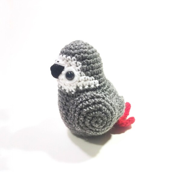 african grey parrot stuffed animal