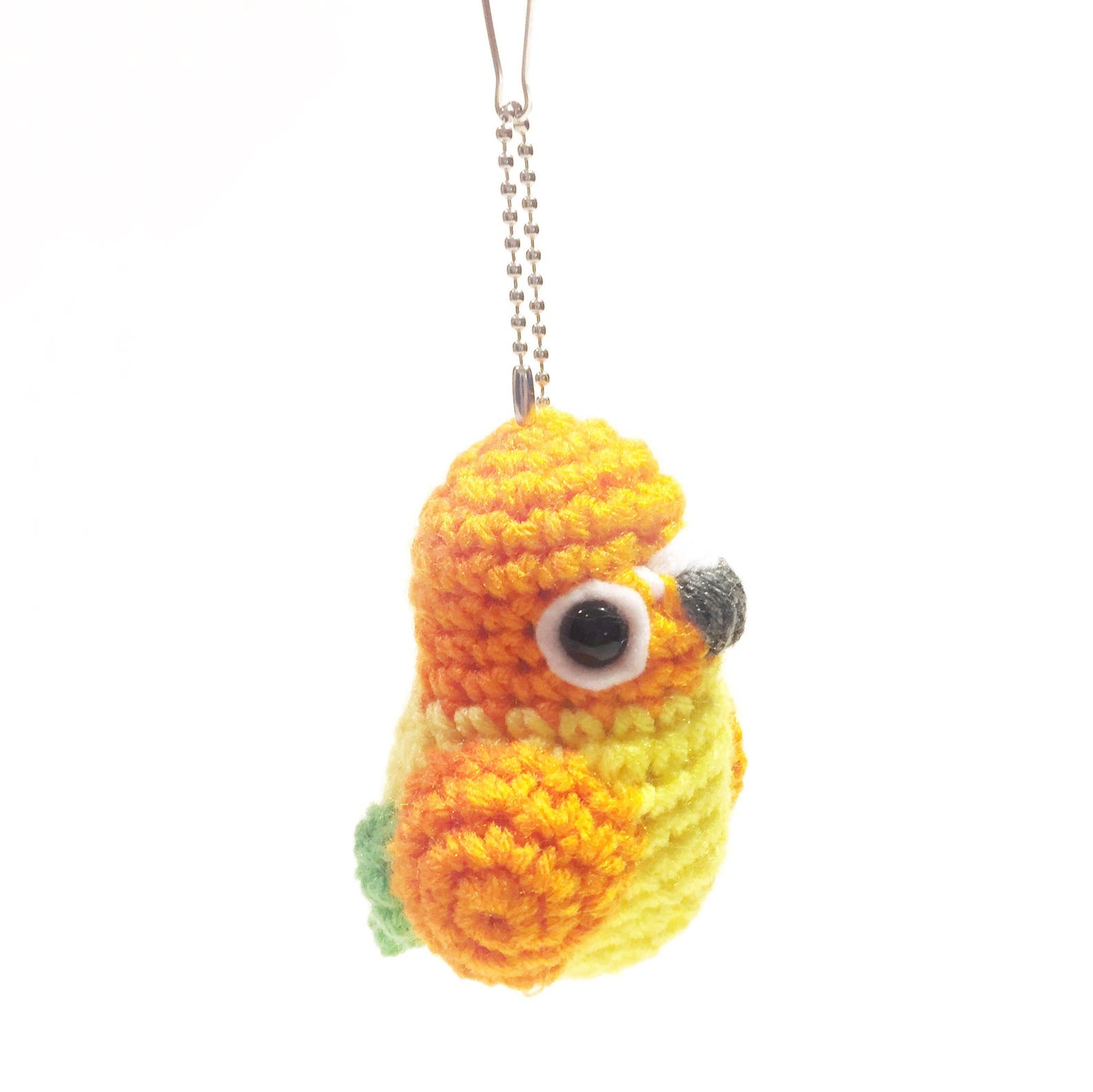 Sun Conure Keychain Plush Crochet Sun Conure Conure | Etsy