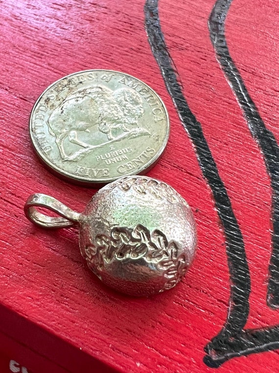 Sterling Silver Baseball Charm for Bracelet or Necklace #baseballcharmforcharmbracelet