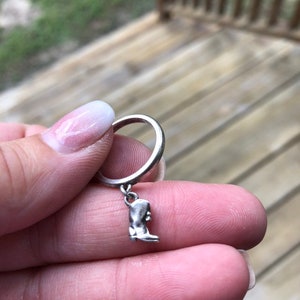 Retired Pre Loved James Avery Sterling Silver Drill Team Boot