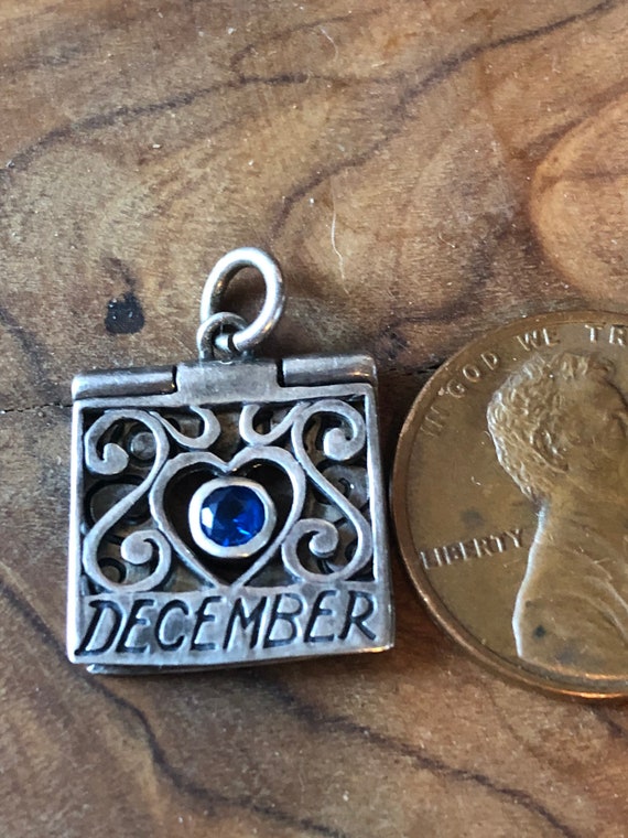 December Birth Stone Charm for Charm Bracelet #decemberbirthstones #birthstonecharms