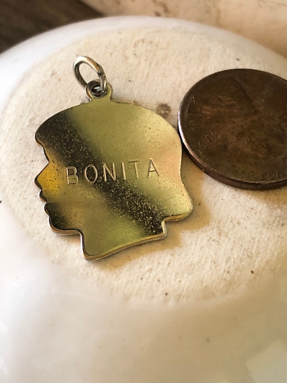 Bonita Sterling Silver Charm Engraved #charmsforcharmbracelets #laislabonita #bonita