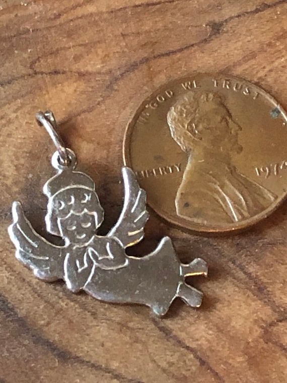 Vintage Sterling Angel Charm Ready for Charm Bracelet #Charmbraceletcharms