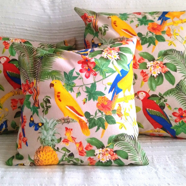 Tropical Pillow Case Etsy
