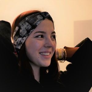 Turban headband, wide headband, boho headband, yoga headband, workout headband