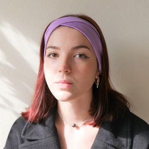 Double twist headband, wide headband, turban headband, yoga headband, workout headband