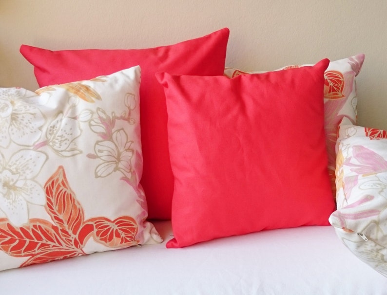 coral pillow cases