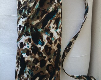 Embrague de leopardo, pequeña bolsa de leopardo, embrague de estampado de leopardo, bolsos estampados de leopardo, bolso hecho a mano de moda y chic.