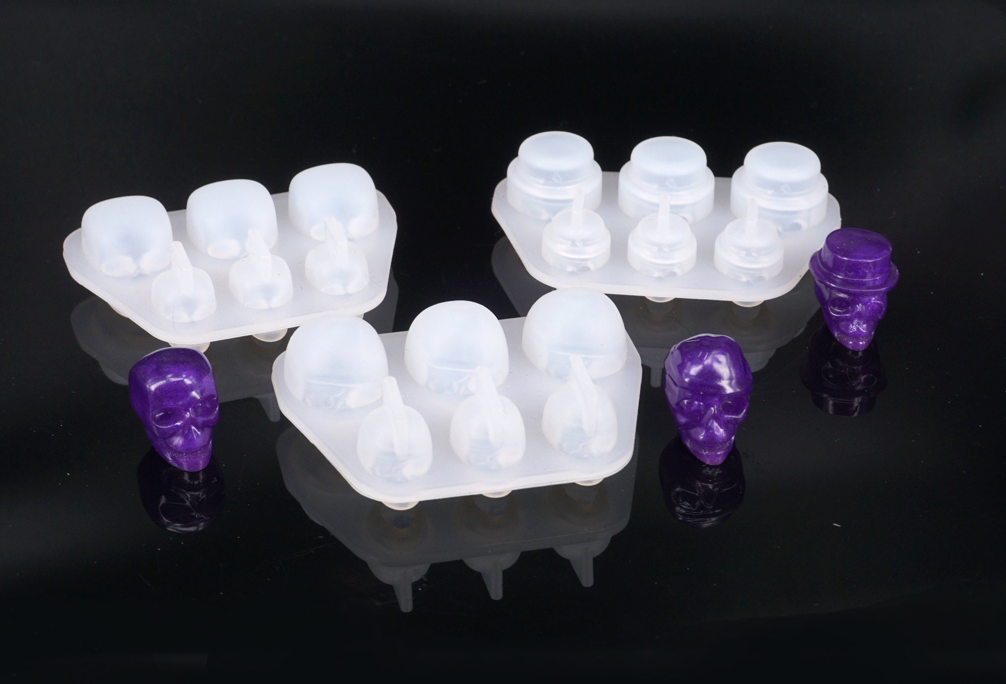 Skull Mold Silicone mold Skull Head Casting Mold Resin Etsy