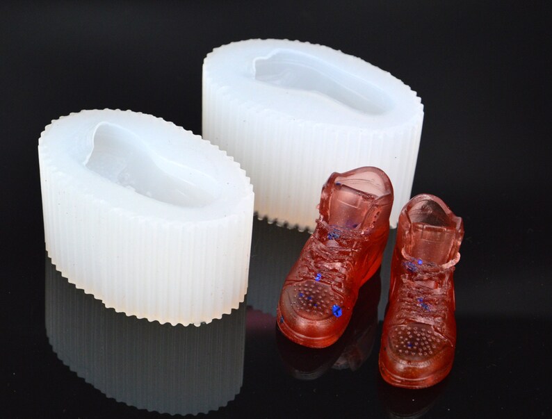 A Pair Shoes Resin Mold Plaster Mold Epoxy Resin Mold Etsy