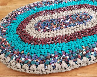 Crochet Rag Rug - Etsy
